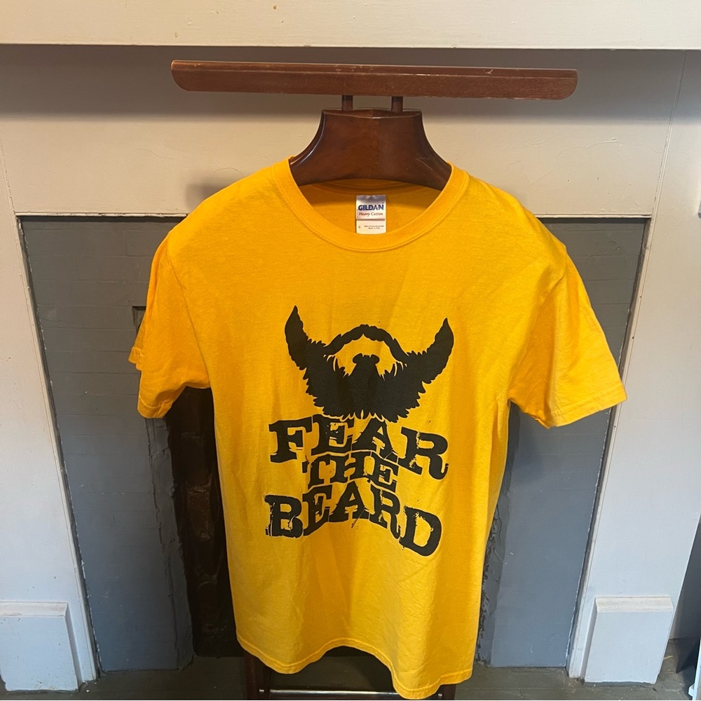 WVU fear the beard t shirt